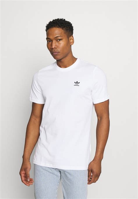 zalando weißes adidas t-shirt herren|Weiße Adidas Tshirt online .